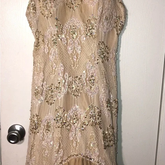 NOX NARIANNA MERMAID STAPLESS GOLD BEAUTIFUL CRAFTED SIZE SMALL 55” L W.16” $ 60 - Picture 4 of 12